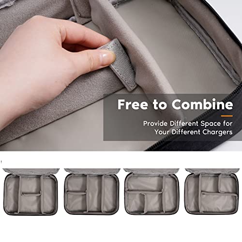 Electronics Travel Organizer (Large / Three layer-Black)