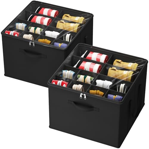 Shoe Storage Organizer for Closet (Black)