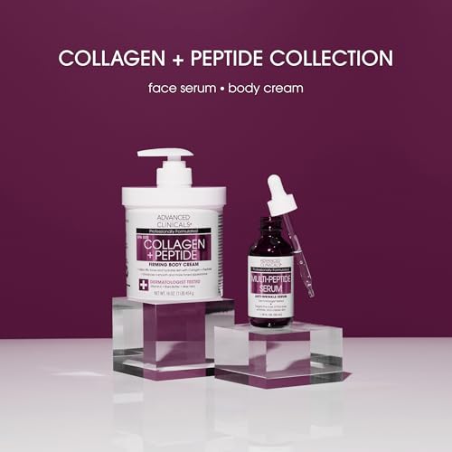 Collagen Peptides Body Lotion & Face Moisturizer (5 - Collagen Peptides Firming Cream / 16 Ounce (Pack of 1))