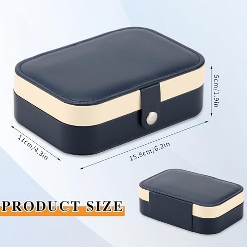 Travel Jewelry Box, PU leather Small Jewelry Organizer - Image 4