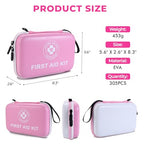 Premium First Aid Kit (Pink/White)