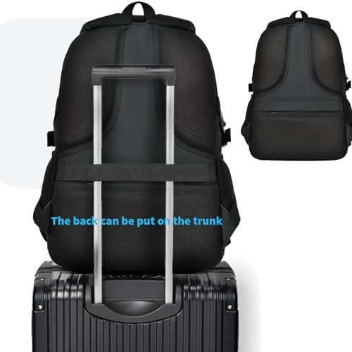 Backpack for School Boys Backpacks for Kids Camo Bookbag for Middle School Bags high school Waterproof Travel Back Pack (Medium (18.5*12.9*9 inches) / Black + (Pendant))