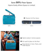 Expandable Medium Checked Luggage (Caribbean Blue / 24 Inch EXT)