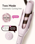 5 in 1 Automatic Curling Iron Set with 3 Interchangeable Barrels