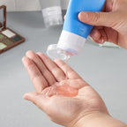 Travel Bottles for Toiletries (Blue 2oz / 2 Ounce)
