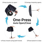 Compact Travel Umbrella (Starry sky (Auto))