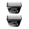 2PCS 4FW Wide Blades for Pet Grooming Compatible with Andis Clippers (Black/2PCS 4FW / Black)