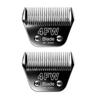 2PCS 4FW Wide Blades for Pet Grooming Compatible with Andis Clippers (Black/2PCS 4FW / Black)