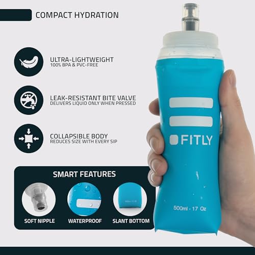 Large Soft Flask (Blue / 17 Ounces)