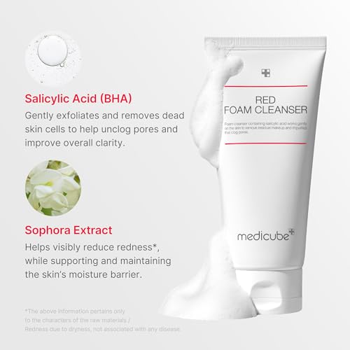 Facial Cleanser Red Foam Cleanser (4.05 Fl Oz (Pack of 1))