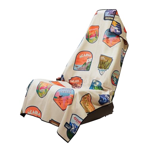 Athletic Running Towel (National Parks Cream)