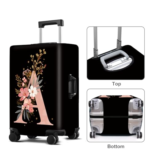 Letter A Luggage Cover Washable Suitcase Protector Anti (Letter A / L(28-30inch suitcase))