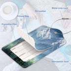 Luggage Tags for Suitcase (Misty Forest Mountains)