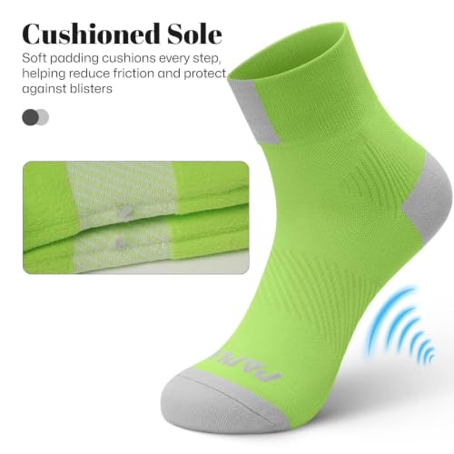 Ankle Compression Socks for Women 6 Pairs (Small-Medium / Multicolor（6 Pairs）)