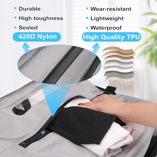 Vacuum Travel Bags with Pump (Grey / 2PC+Pump)