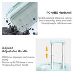24 Inch Expandable Checked Luggage Hard Shell Suitcase (24 inch / Aquamarine)