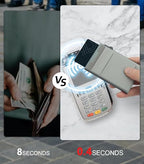 Credit Card Holder Wallet for Mens (Grey A)