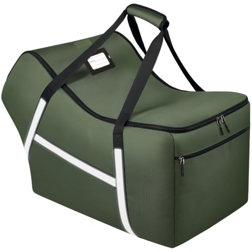 Infant Car Seat Travel Bag for Airplane Compatible with All Nuna Pipa Car Seat and Base (Green)