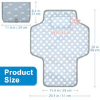 Portable Diaper Changing Pad (Classic Cloud)