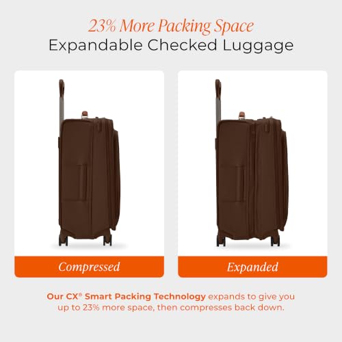 26" Medium Expandable Spinner (Chocolate / 26" Checked)
