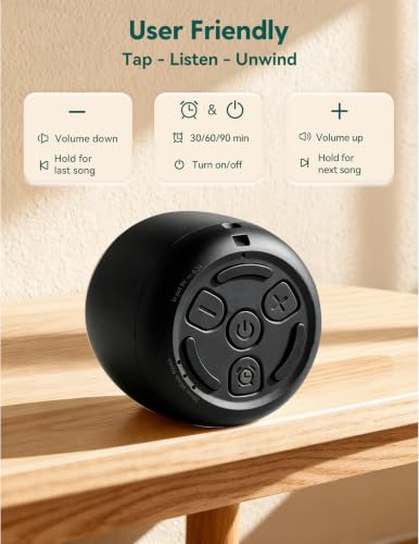 White Noise Sound Machine (Black / Pocket Mini Pro)