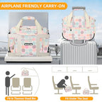 Underseat Carry On Luggage Bag (Corduroy Colorful Plaid / 16IN)