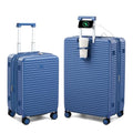 20" 28" Expandable Hardside Luggage Sets 2 Piece (Interstellar Blue / Expandable 2-Piece Set(20/28))