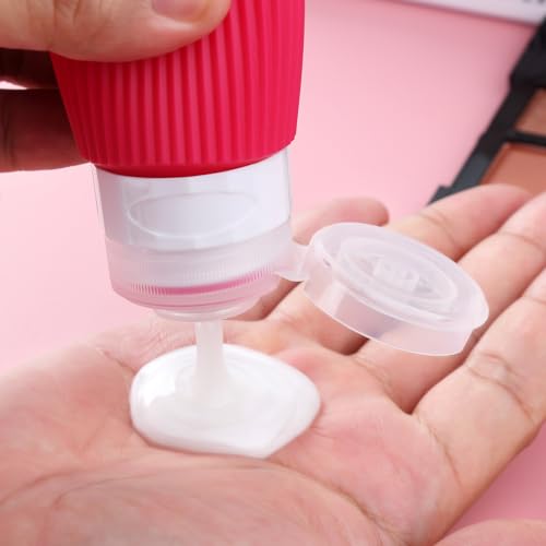 Travel Bottles for Toiletries (3 Ounces / Dark Purple)