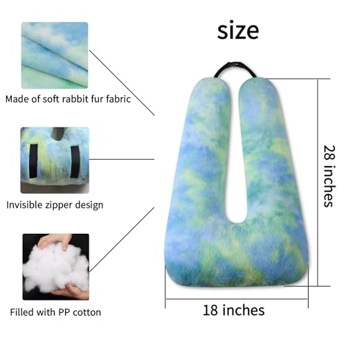 Travel Pillow Car Pillow Kid Car Sleeping Colorful Green (B-colorful Green)