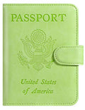 Passport Holder Cover Wallet RFID Blocking (Apple green / Passport Covers)