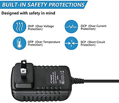 AC DC Adapter for ioSafe Solo G3 SK2TB SK3TB SK4TB SK5TB 2TB 3TB 4TB 5TB Hard Drive Fireproof Waterproof Power Supply Cord