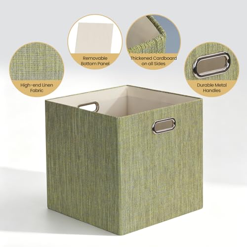 Storage Cubes (13×13×13/4pcs / Yellow/Brown Mixed)