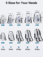 Dry Bag Waterproof Backpack with Phone Case (White / 30L)