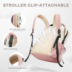 Diaper Bag Backpack (Pink)