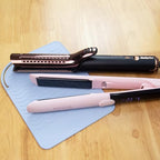 Heat Resistant Silicone Mat for Hair Tools (Blue)