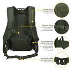 Tactical Molle Backpack for Men (Army Green)
