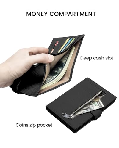 RFID Slim Passport Holder for Man & Women (Black)