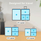 Combo 12 Pack Travel Vacuum Bags with Portable Electric Pump (12 Pack)