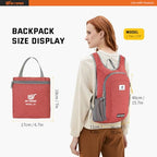 Small Daypack 10L Hiking Backpack Packable Lightweight Travel Day Pack for Women Men (10l / Red)
