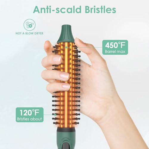 3 4 Inch Thermal Brush for Short &Medium Hair 0.75" Curling Brush (0.75 Inch Barrel)