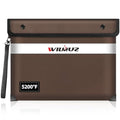 Fireproof Bag Dual Reflective Strips (Brown / Large size)