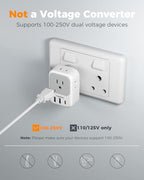 Type M Adapter for South Africa (White grey-Type M)