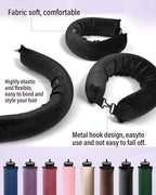 Heatless Hair Curler Overnight Curls (Black(Pack of 3))