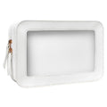 Clear Makeup Bag (WHITE)