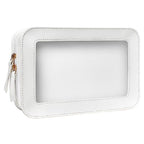 Clear Makeup Bag (WHITE)