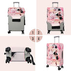 Travel Luggage Cover Suitcase Protector Fits 18 (D-1 / S(18-20in))