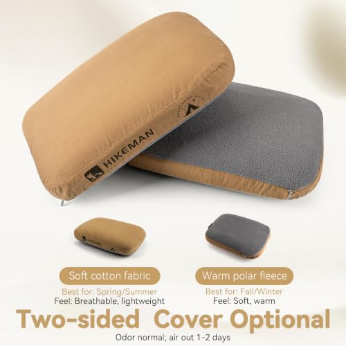 Camping Memory Foam Pillow (Purple)