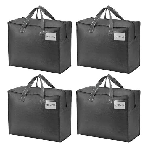 Heavy Duty Moving Bags (Dark Gray / 13 Gallon-4 Pack)