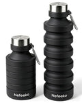 Collapsible Water Bottle (Black-27oz)
