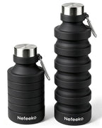 Collapsible Water Bottle (Black-27oz)